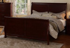 Poundex F9231Q Sleigh Bed